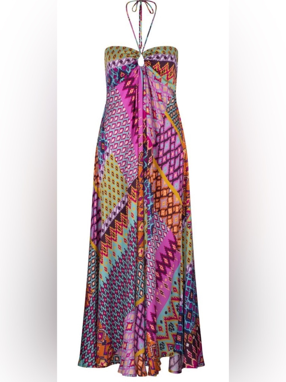 🌞 Tigerlily Utopia Trinity Maxi Dress Patchwork Resortwear